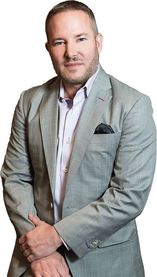 Editorial portrait of Dr. William Hall, MD, founder and medical director of The Lipedema Institute